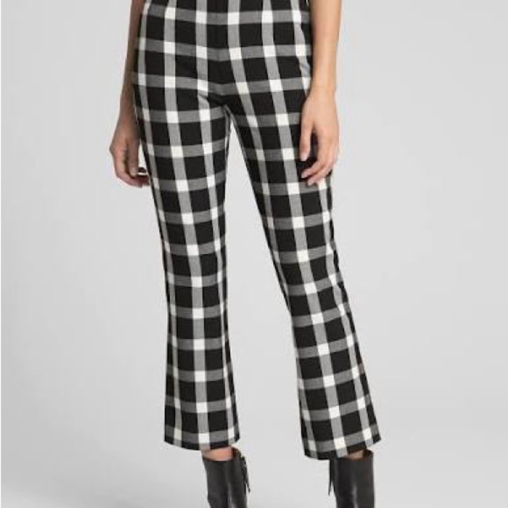 GAP Checkered Cropped Pants